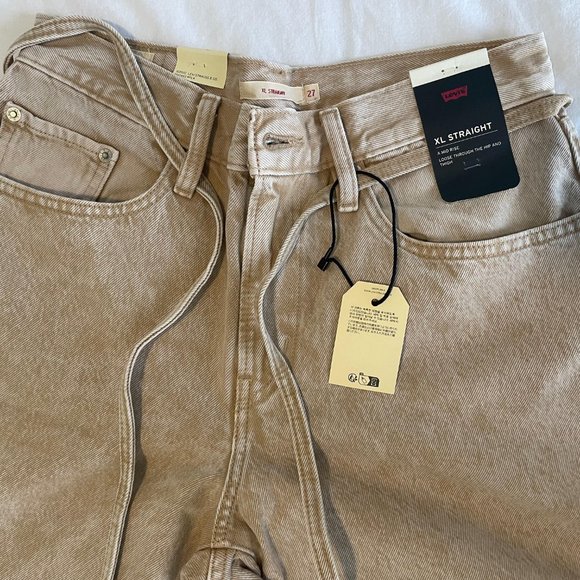 Levi's Beige Flare & Wide Leg Jeans - Picture 5 of 9